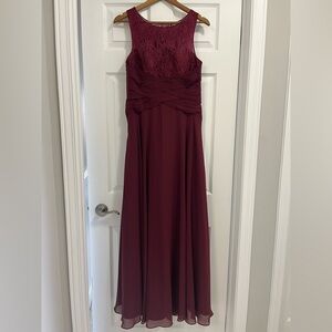 Azazie Burgundy Bridesmaid Dress